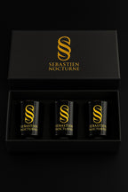 Sebastien Nocturne – Amber Temptation 3er Set | Luxus Duftkerzen